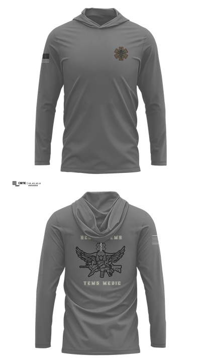 Schertz SWAT 48439829 Long Sleeve hooded sunshirt - 9