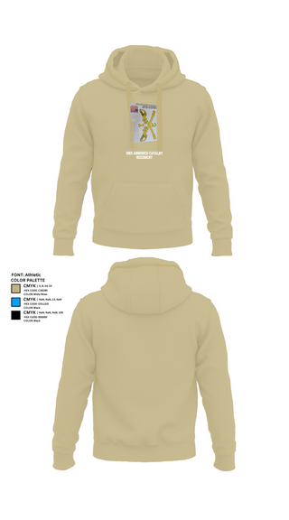 Hoodie, 2nd Armored Cavalry Regiment, , Teamtime, Team time, sublimation, custom sports apparel, team uniforms, spirit wear, spiritwear, sports uniforms, custom shirts, team store, custom team store, fundraiser sports, apparel fundraiser