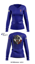 Tomball Fire Rescue 83573261 Women's Long Sleeve V-neck Shirt - 15