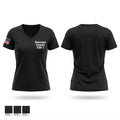 Gonzales County ESD #1 77687820 Women's Short Sleeve V-neck Shirt - 1