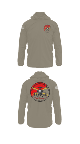 Windbreaker, 7th Squadron, Sixth Cavalry Regiment, , Teamtime, Team time, sublimation, custom sports apparel, team uniforms, spirit wear, spiritwear, sports uniforms, custom shirts, team store, custom team store, fundraiser sports, apparel fundraiser