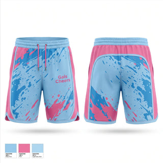 Athletic Shorts With Pockets, Gals Cheers, Cheer, Teamtime, Team time, sublimation, custom sports apparel, team uniforms, spirit wear, spiritwear, sports uniforms, custom shirts, team store, custom team store, fundraiser sports, apparel fundraiser