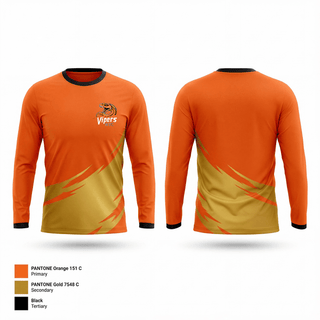 Long Sleeve Performance Shirt, Vipers Nyc, Men's Basketball, Teamtime, Team time, sublimation, custom sports apparel, team uniforms, spirit wear, spiritwear, sports uniforms, custom shirts, team store, custom team store, fundraiser sports, apparel fundraiser