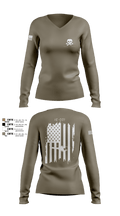 TRF 911 66573604 Women's Long Sleeve V-neck Shirt - 42