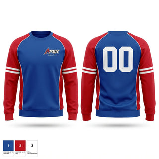 Crew Neck Sweatshirt, Apex baseball, Baseball, Teamtime, Team time, sublimation, custom sports apparel, team uniforms, spirit wear, spiritwear, sports uniforms, custom shirts, team store, custom team store, fundraiser sports, apparel fundraiser