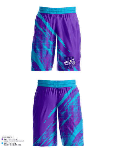 Weslaco Scorpions 41640937 Womens Basketball Shorts - 3