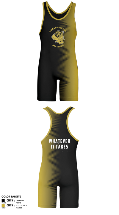 Cibola High School 37292983 Wrestling Singlet - 1