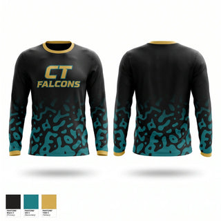 Long Sleeve Performance Shirt, Ct falcons, , Teamtime, Team time, sublimation, custom sports apparel, team uniforms, spirit wear, spiritwear, sports uniforms, custom shirts, team store, custom team store, fundraiser sports, apparel fundraiser