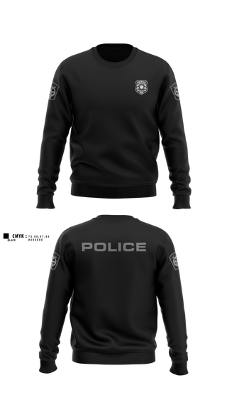 Crew Neck Sweatshirt, A.C.E., Police, Teamtime, Team time, sublimation, custom sports apparel, team uniforms, spirit wear, spiritwear, sports uniforms, custom shirts, team store, custom team store, fundraiser sports, apparel fundraiser