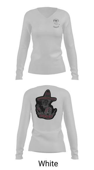 Womens Long Sleeve Vneck Shirt, Kreep Armory, , Teamtime, Team time, sublimation, custom sports apparel, team uniforms, spirit wear, spiritwear, sports uniforms, custom shirts, team store, custom team store, fundraiser sports, apparel fundraiser