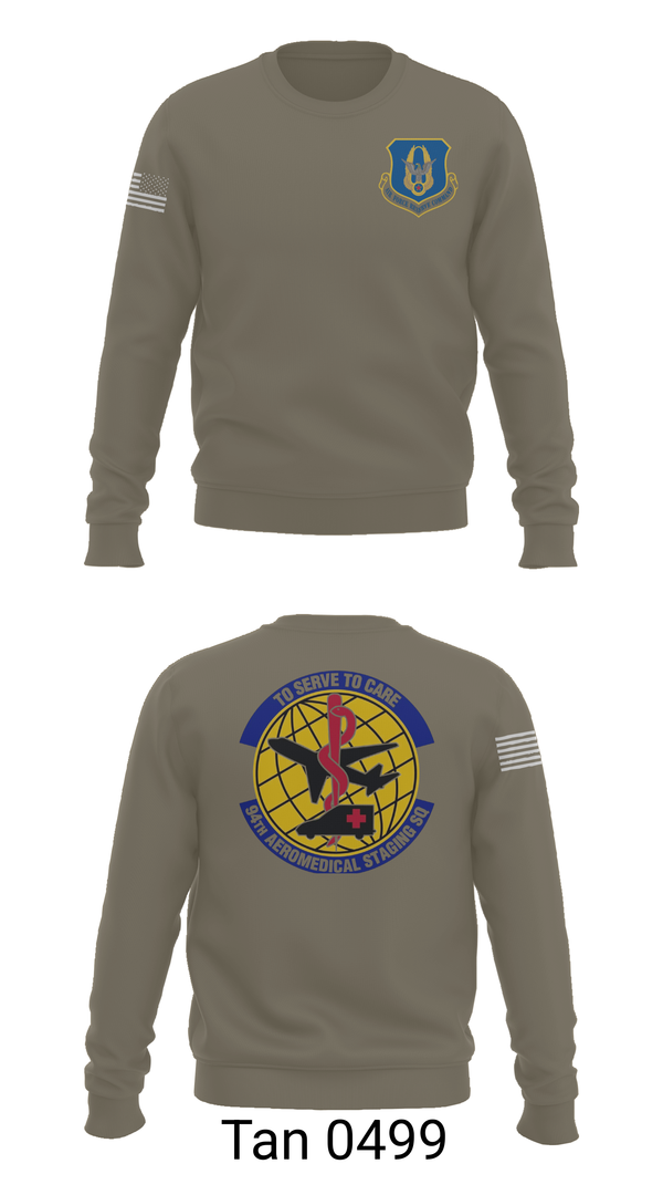 Crew Neck Sweatshirt, 94ASTS, Air Force, Teamtime, Team time, sublimation, custom sports apparel, team uniforms, spirit wear, spiritwear, sports uniforms, custom shirts, team store, custom team store, fundraiser sports, apparel fundraiser
