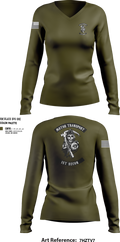1st Recon 29773474 Women's Long Sleeve V-neck Shirt - 100