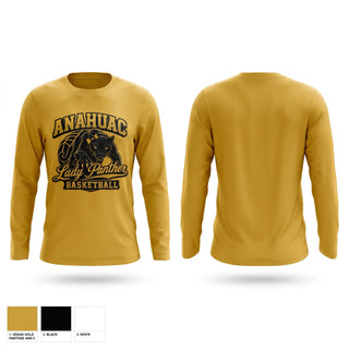 Long Sleeve Performance Shirt, Anahuac Lady Panthers, Women's Basketball, Teamtime, Team time, sublimation, custom sports apparel, team uniforms, spirit wear, spiritwear, sports uniforms, custom shirts, team store, custom team store, fundraiser sports, apparel fundraiser