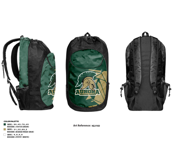 Gear Bag, Aurora Central High School Dance, Spirit Store, Teamtime, Team time, sublimation, custom sports apparel, team uniforms, spirit wear, spiritwear, sports uniforms, custom shirts, team store, custom team store, fundraiser sports, apparel fundraiser