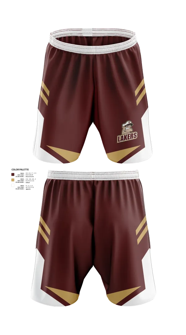 Athletic Shorts With Pockets, Pymatuning Valley Lakers, Spirit Store, Teamtime, Team time, sublimation, custom sports apparel, team uniforms, spirit wear, spiritwear, sports uniforms, custom shirts, team store, custom team store, fundraiser sports, apparel fundraiser
