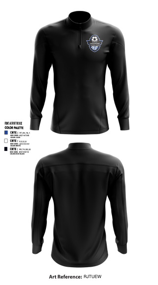 Quarter Zip Jacket, North Chesapeake Football Club, Men's Soccer, Teamtime, Team time, sublimation, custom sports apparel, team uniforms, spirit wear, spiritwear, sports uniforms, custom shirts, team store, custom team store, fundraiser sports, apparel fundraiser