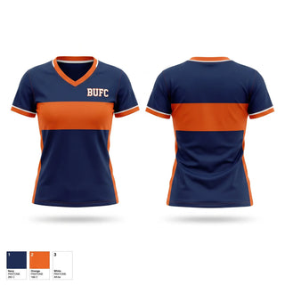 Womens Short Sleeve Vneck Shirt, BUFC, Men's Soccer, Teamtime, Team time, sublimation, custom sports apparel, team uniforms, spirit wear, spiritwear, sports uniforms, custom shirts, team store, custom team store, fundraiser sports, apparel fundraiser