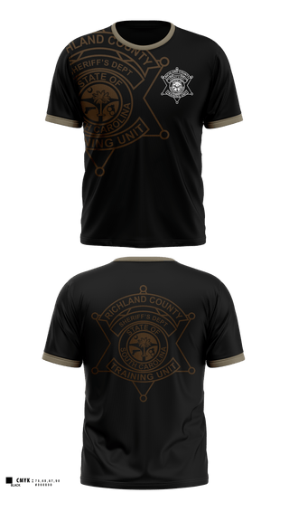 Short Sleeve Rash Guard Shirt, Richland County Sheriff's Department Training Unit, Police, Teamtime, Team time, sublimation, custom sports apparel, team uniforms, spirit wear, spiritwear, sports uniforms, custom shirts, team store, custom team store, fundraiser sports, apparel fundraiser