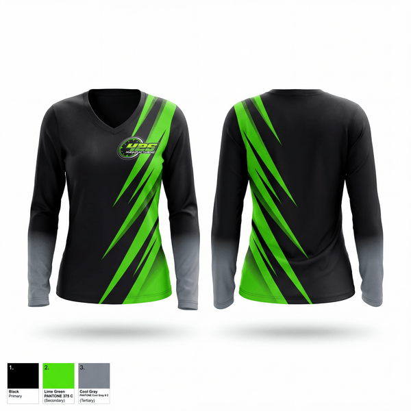 Womens Long Sleeve Vneck Shirt, 425 Manufacturing, Baseball, Teamtime, Team time, sublimation, custom sports apparel, team uniforms, spirit wear, spiritwear, sports uniforms, custom shirts, team store, custom team store, fundraiser sports, apparel fundraiser