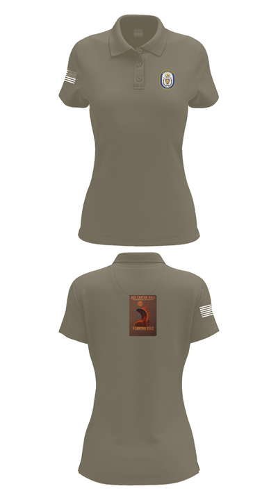 Uss Carter Hall 96042318 Women's Short Sleeve Performance Polo  - 71