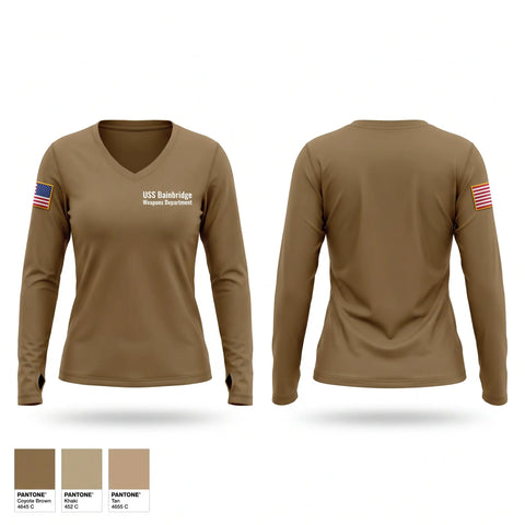 Old School Cotton Feel Shirt, USS Bainbridge Weapons Department, Navy, Teamtime, Team time, sublimation, custom sports apparel, team uniforms, spirit wear, spiritwear, sports uniforms, custom shirts, team store, custom team store, fundraiser sports, apparel fundraiser