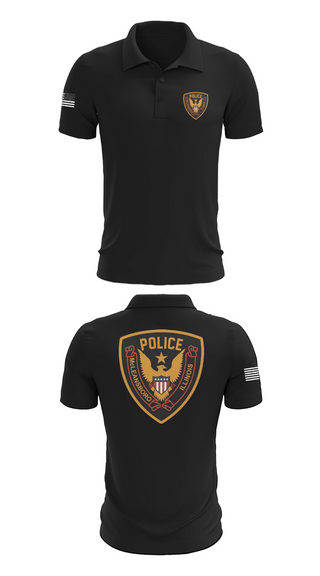Short Sleeve Performance Polo, McLeansboro Police, Police, Teamtime, Team time, sublimation, custom sports apparel, team uniforms, spirit wear, spiritwear, sports uniforms, custom shirts, team store, custom team store, fundraiser sports, apparel fundraiser