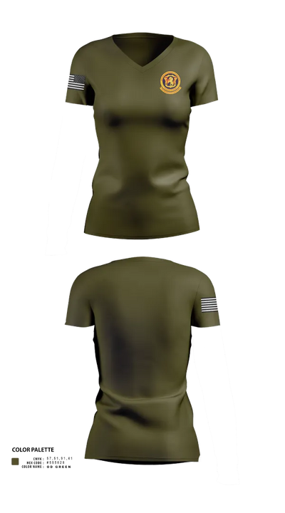 Magnificent bastards 27505794 Women's Short Sleeve V-neck Shirt - 101