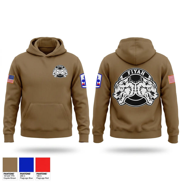 Hoodie, Fox fsc, National Guard, Teamtime, Team time, sublimation, custom sports apparel, team uniforms, spirit wear, spiritwear, sports uniforms, custom shirts, team store, custom team store, fundraiser sports, apparel fundraiser