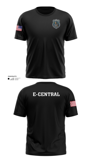 Short Sleeve Performance Shirt, PWCPD E Central, Police, Teamtime, Team time, sublimation, custom sports apparel, team uniforms, spirit wear, spiritwear, sports uniforms, custom shirts, team store, custom team store, fundraiser sports, apparel fundraiser