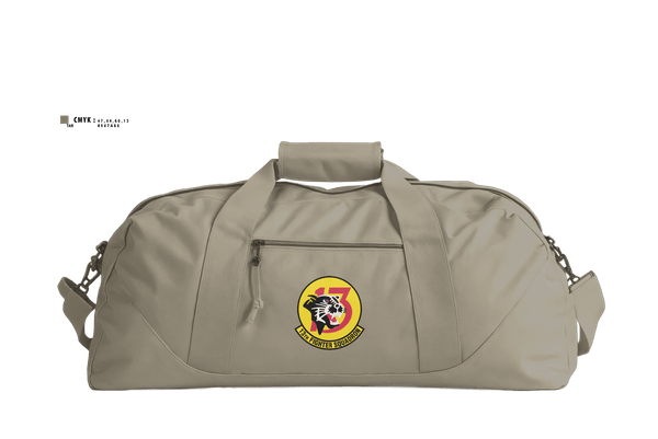 Duffle Bag, 13th Fighter Squadron, Air Force, Teamtime, Team time, sublimation, custom sports apparel, team uniforms, spirit wear, spiritwear, sports uniforms, custom shirts, team store, custom team store, fundraiser sports, apparel fundraiser