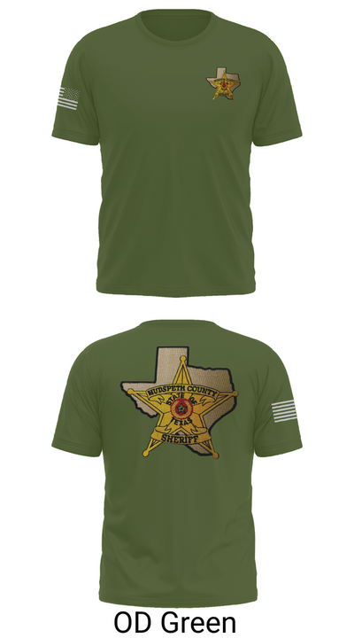 Hudspeth county sheriff office 47128359 Old School Cotton Feel Shirt - 48