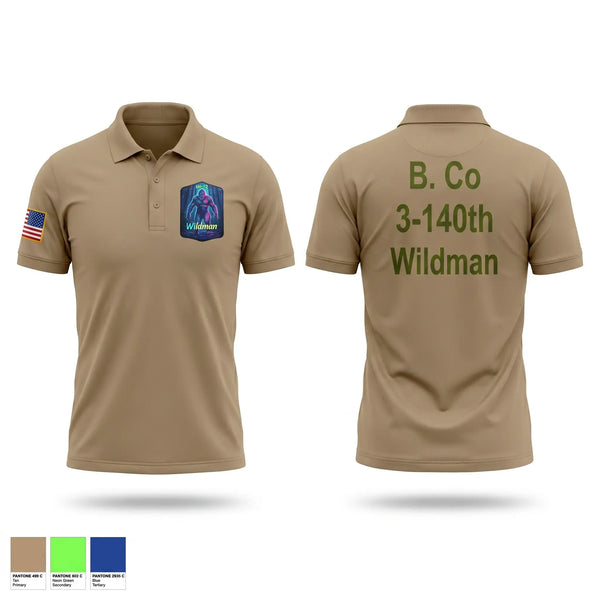 Short Sleeve Performance Polo, 3-140th, National Guard, Teamtime, Team time, sublimation, custom sports apparel, team uniforms, spirit wear, spiritwear, sports uniforms, custom shirts, team store, custom team store, fundraiser sports, apparel fundraiser