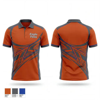 Short Sleeve Performance Polo, Eagle Pass, Track & Field, Teamtime, Team time, sublimation, custom sports apparel, team uniforms, spirit wear, spiritwear, sports uniforms, custom shirts, team store, custom team store, fundraiser sports, apparel fundraiser