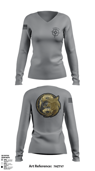 Womens Long Sleeve Vneck Shirt, NIRT, Police, Teamtime, Team time, sublimation, custom sports apparel, team uniforms, spirit wear, spiritwear, sports uniforms, custom shirts, team store, custom team store, fundraiser sports, apparel fundraiser