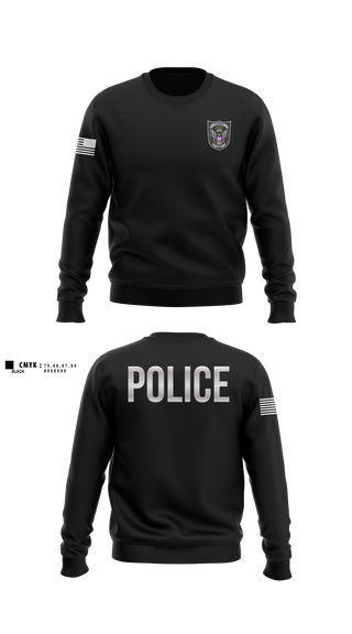 Crew Neck Sweatshirt, PERRY POLICE DEPARTMENT, Police, Teamtime, Team time, sublimation, custom sports apparel, team uniforms, spirit wear, spiritwear, sports uniforms, custom shirts, team store, custom team store, fundraiser sports, apparel fundraiser