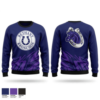 Bethany High School Basketball Crew Neck Sweatshirt - 2