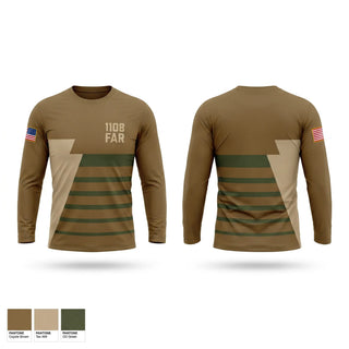 Long Sleeve Performance Shirt, 1-108 FAR, National Guard, Teamtime, Team time, sublimation, custom sports apparel, team uniforms, spirit wear, spiritwear, sports uniforms, custom shirts, team store, custom team store, fundraiser sports, apparel fundraiser