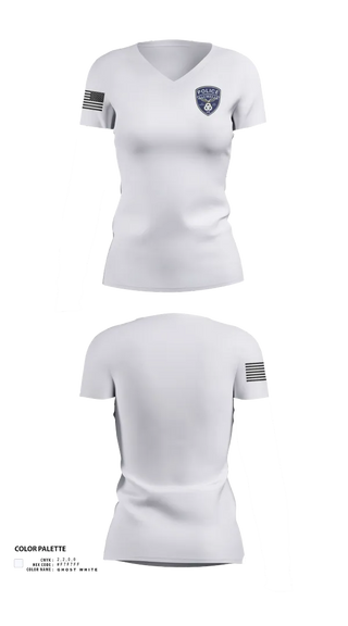 Womens Short Sleeve Vneck Shirt, Maumelle PD, Police, Teamtime, Team time, sublimation, custom sports apparel, team uniforms, spirit wear, spiritwear, sports uniforms, custom shirts, team store, custom team store, fundraiser sports, apparel fundraiser
