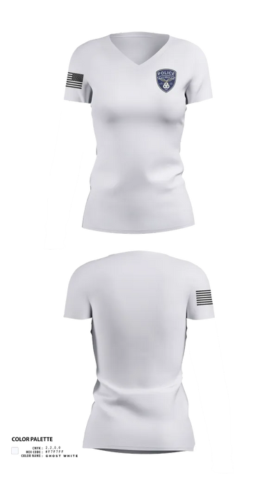 Maumelle PD 82584519 Women's Short Sleeve V-neck Shirt - 22
