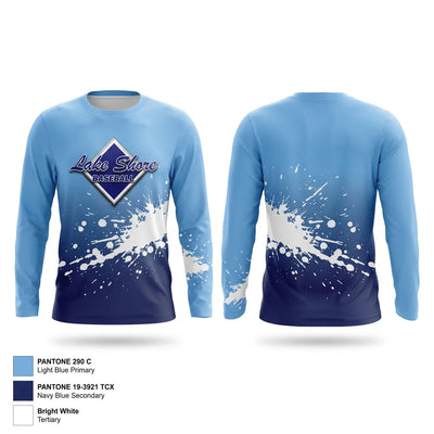 Lake Shore Graysox Long Sleeve Performance Shirt 2