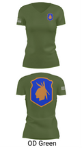 98th training div 48572159 Women's Short Sleeve V-neck Shirt - 48