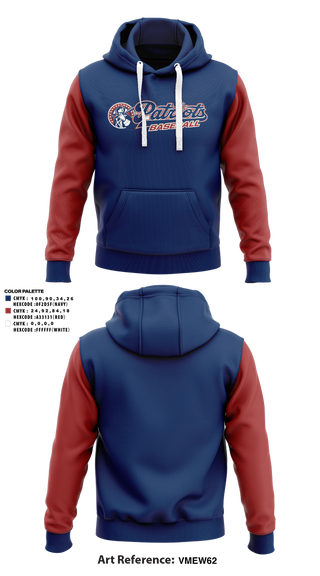 Hoodie, Lenape Valley Patriots, Baseball, Teamtime, Team time, sublimation, custom sports apparel, team uniforms, spirit wear, spiritwear, sports uniforms, custom shirts, team store, custom team store, fundraiser sports, apparel fundraiser