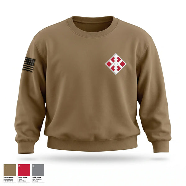 Crew Neck Sweatshirt, 450th EN CO, Army, Teamtime, Team time, sublimation, custom sports apparel, team uniforms, spirit wear, spiritwear, sports uniforms, custom shirts, team store, custom team store, fundraiser sports, apparel fundraiser