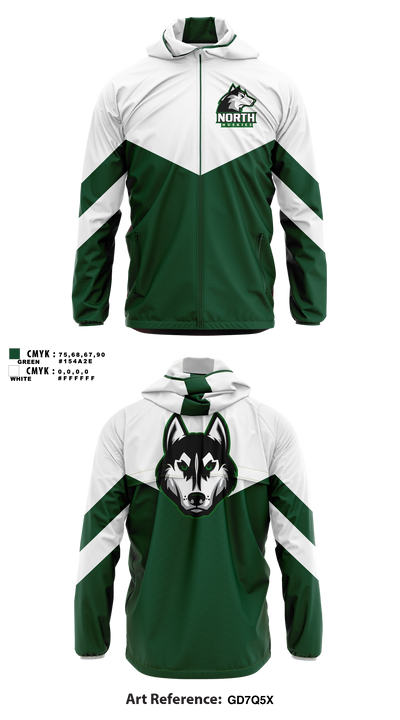 North Huskies IN Windbreaker - 11