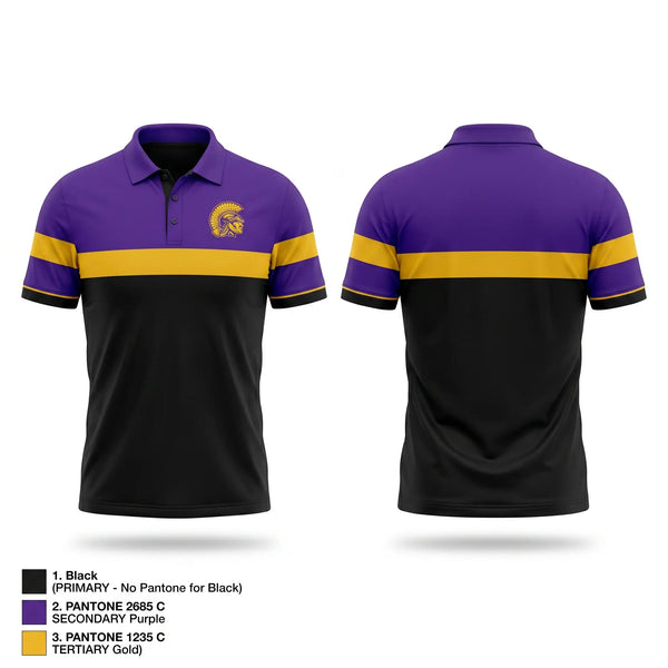 Short Sleeve Performance Polo, Trojans, Men's Basketball, Teamtime, Team time, sublimation, custom sports apparel, team uniforms, spirit wear, spiritwear, sports uniforms, custom shirts, team store, custom team store, fundraiser sports, apparel fundraiser