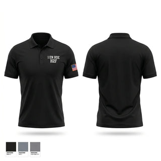 Short Sleeve Performance Polo, 1 EN BDE H2F, Army, Teamtime, Team time, sublimation, custom sports apparel, team uniforms, spirit wear, spiritwear, sports uniforms, custom shirts, team store, custom team store, fundraiser sports, apparel fundraiser