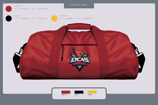 Duffle Bag, Derby City Birdgang, , Teamtime, Team time, sublimation, custom sports apparel, team uniforms, spirit wear, spiritwear, sports uniforms, custom shirts, team store, custom team store, fundraiser sports, apparel fundraiser