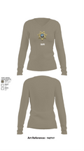 Dapo 61532037 Women's Long Sleeve V-neck Shirt - 59