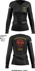 PNW CHIEFS 6578878 Women's Long Sleeve V-neck Shirt - 1 (1)