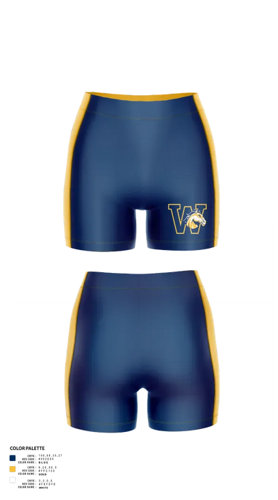 Walnut High School Tennis 76336689 Women's Compression Shorts - 21